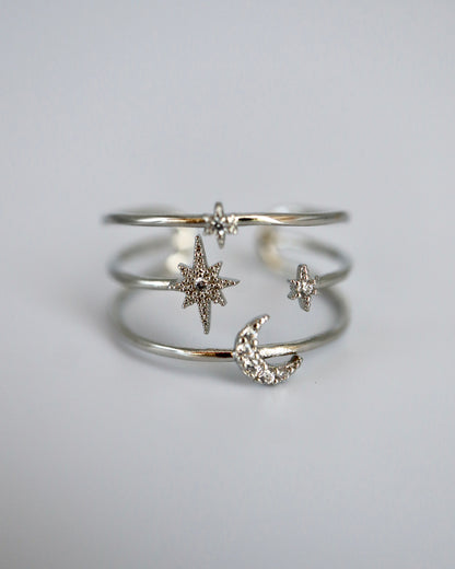 starry sky ring