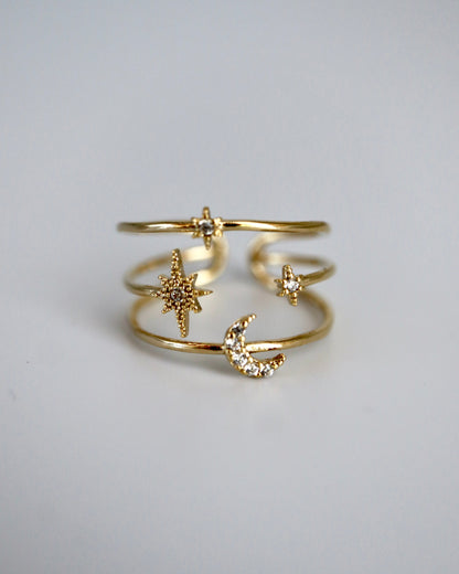 starry sky ring