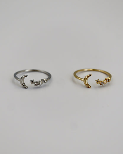 glowing moon ring