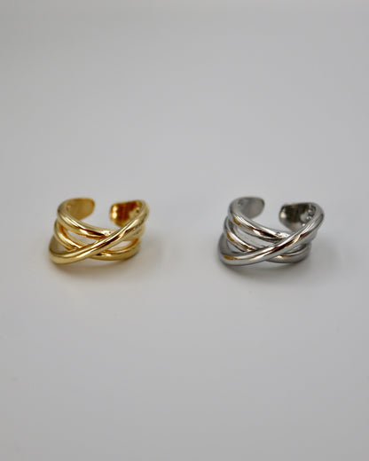 cross line ring