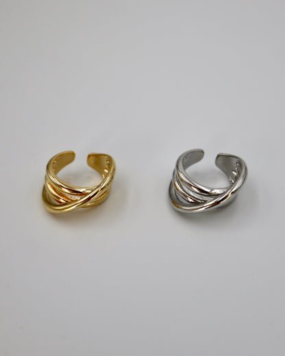 cross line ring