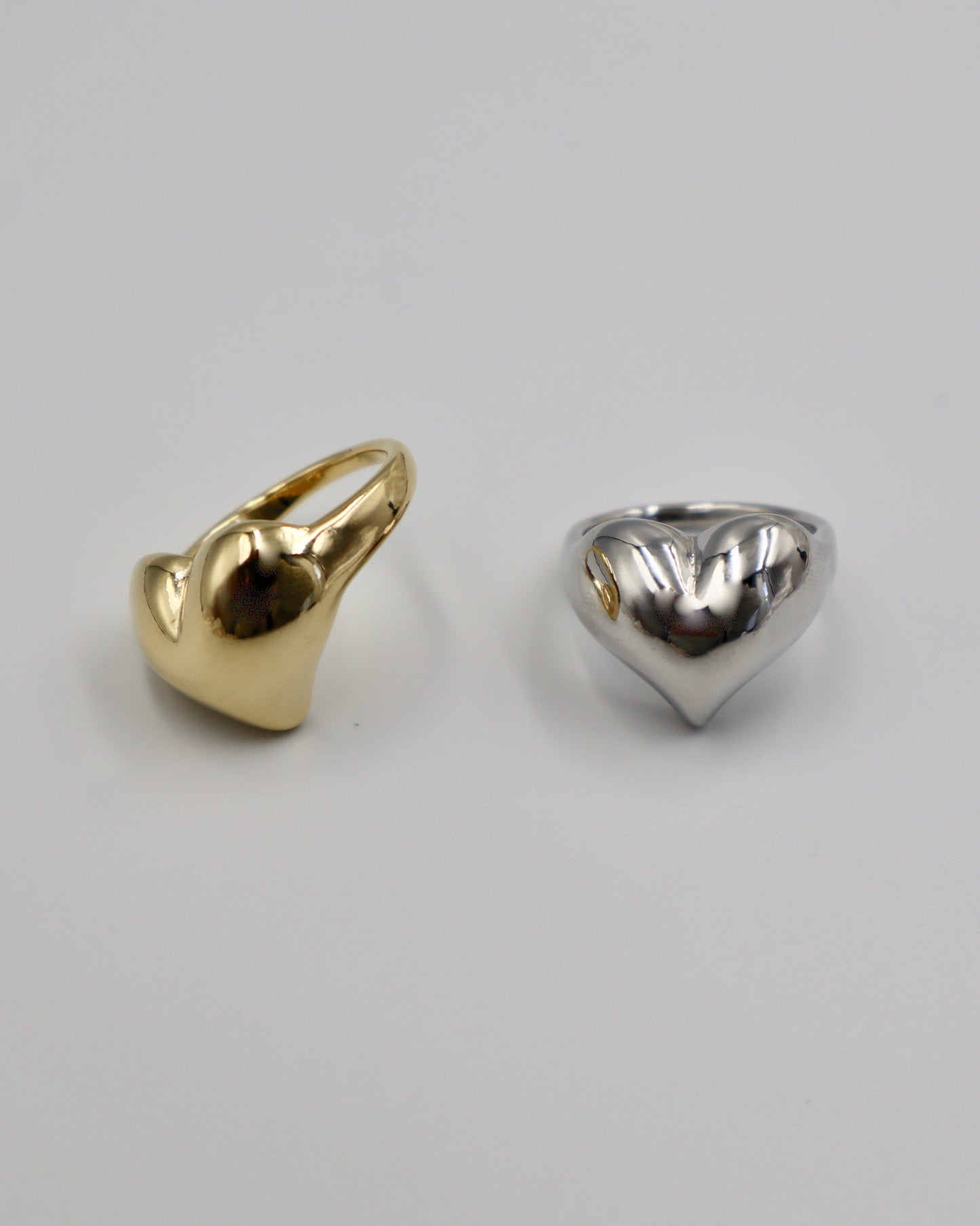 shiny heart ring