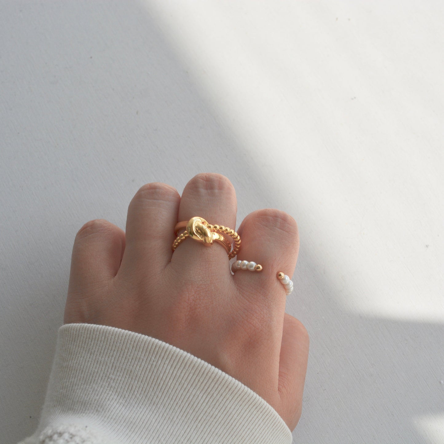 noble pearl ring