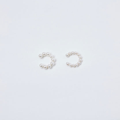pearl curl ear cuff