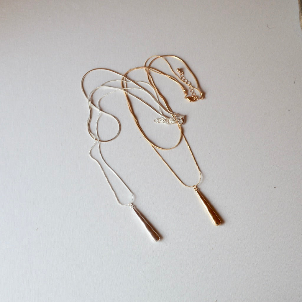 double twig necklace