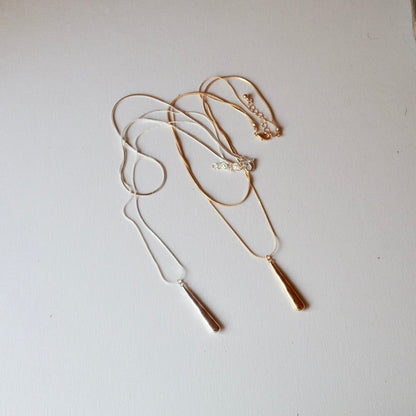 double twig necklace